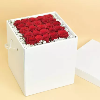 Flowers and Cake Box With Love
