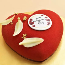 Valentine Day Special Chocolate Mousse Cake 4 Portion