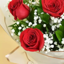 Valentine 6 Roses Bouquet