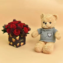 Valentines Vibes And Teddy Bear