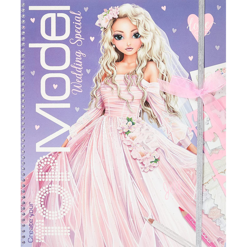 Depesche TOPModel Create Your Wedding Special Colouring Book