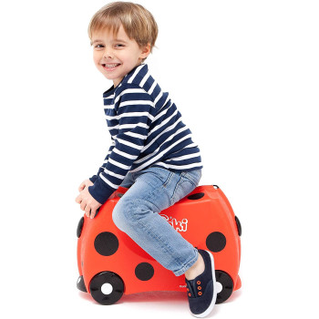Trunki Children's Ride-On Suitcase & Hand Luggage - Vehicles-(Lady Bug)