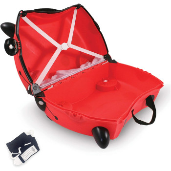 Trunki Children's Ride-On Suitcase & Hand Luggage - Vehicles-(Lady Bug)