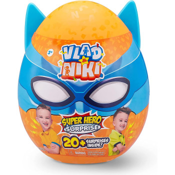 Vlad and Niki | Superhero Surprise Eggs | BLUE