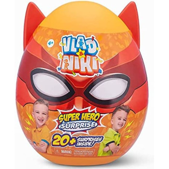 Vlad and Niki | Superhero Surprise Eggs | BLUE