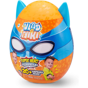 Vlad and Niki | Superhero Surprise Eggs | BLUE