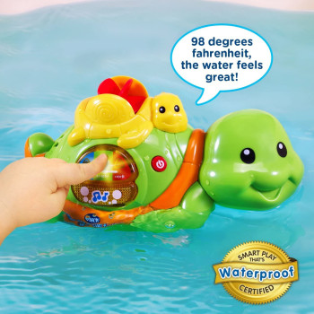 VTech 80-186703 Bath Turtle Thermometer - Green