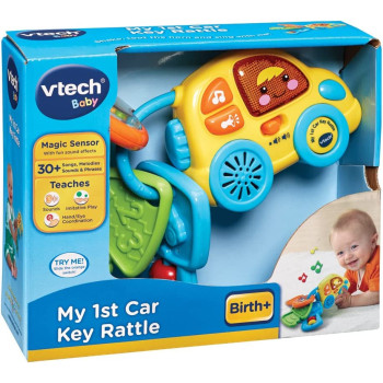 VTech Baby My First Car Key Rattle (Multicoloured)