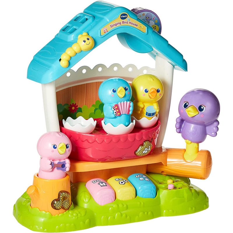VTech MUSical Bird Play HoUSe, Multi-Colour, Vt80-522403