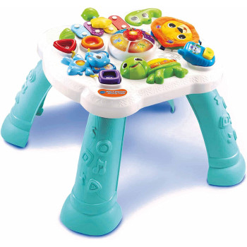 VTech Play & Discover Baby Activity Table, Baby Play Centre, Sound Toy with Learning Games for Babies & Toddlers From 9 Months+ Boys & Girls, Multicolor, 540803