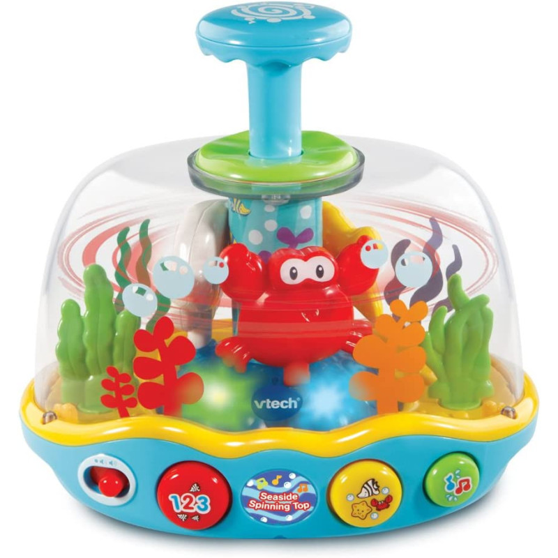 VTech Seaside Spinning Top, Multi-Colour, 1.9X1.85X1.25cm