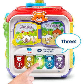 VTech Sort And Discover Activity Cube, Multicolor