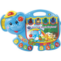 VTech Touch And Teach Elephant Book, Blue, 80-158000