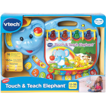 VTech Touch And Teach Elephant Book, Blue, 80-158000