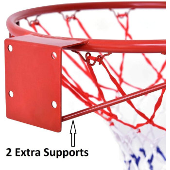 Wall-Mounted Basketball Hoop - 45cm