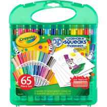 CRAYOLA Washable Pip-Squeaks(r) & Paper, 65 Piece Set