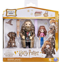 Wizarding World Harry Potter, Magical Minis Hermione and Rubeus Hagrid Friendship Set with Creature, Kids Toys for Ages 5 and up
