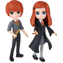 Wizarding World Harry Potter, Magical Minis Ron and Ginny Weasley Friendship Set with 2 Creatures, Kids Toys for Ages 5 and up