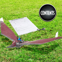 WOW! STUFF Power Flight Dino - Pteranodon Jurassic World Flying Dinosaur Toy for Kids | Official Camp Cretacious, Fallen Kingdom and Dominion Merchandise and Gifts for Boys and Girls, Ages 5 to 12