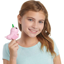 WowWee 3697 Fingerlings Light Up Narwhal - Rachel (Pink) - Friendly Interactive Toy