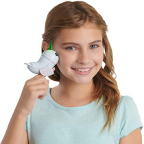 WowWee Fingerlings Light Up Narwhal - Nori (Blue) - Friendly Interactive Toy