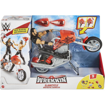 WWE Wrekkin Slam Cycle Vehicle With Drew Mcintyre Basic Action Figure Gyx60