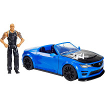 WWE Wrekkin' Slam-Mobile Vehicle With The Rock Basic Action Figure Gyv51