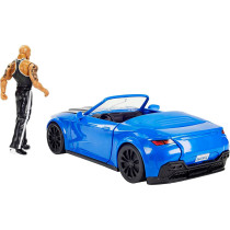 WWE Wrekkin' Slam-Mobile Vehicle With The Rock Basic Action Figure Gyv51