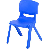 X IANGYU Durable And Wonderful Plastic Stacking Chair For Kids (BLUE, 28CM)
