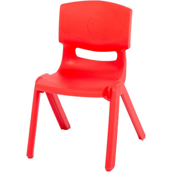 X IANGYU Durable And Wonderful Plastic Stacking Chair For Kids (RED, 28CM)