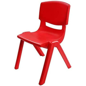X IANGYU Durable And Wonderful Plastic Stacking Chair For Kids (RED, 28CM)
