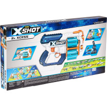 X-SHOT Excel -Xcess Tk-12 Double Pack(6Cans,24Darts)