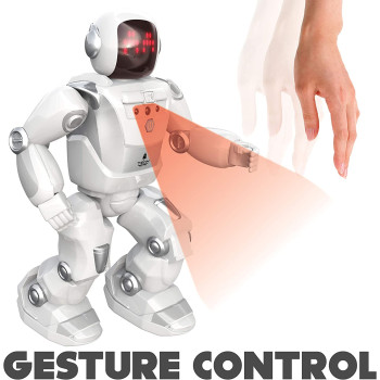 SilverLit YCOO Robots - Program A Bot X - A Gigantic 16" (40cm) Programmable Remote Control Dancing Robot White 25 x 15 x 46 cm