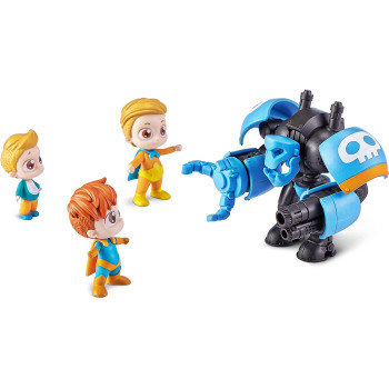 X-SHOT Zuru 11701B Vlad & Niki Superhero Surprise Egg Blue, Multi