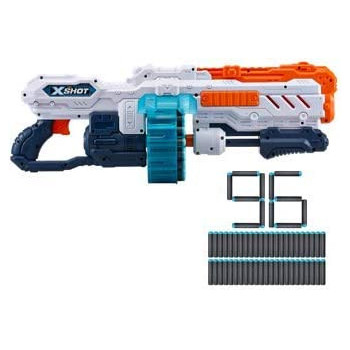 X-SHOT Zuru X SHOT Excel Turbo Advance 40 Capacity Barrel Foam Blaster, 96 Darts, 36349