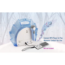 Ekids Frozen 2 Sing Along Boombox with Microphone, Built in Music, Flashing Lights, Real Working Mic for Kids Karaoke Machine, Connects Mp3 Player Aux in Audio Device