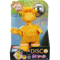 Eolo Jiggly Pets Kids' Gigi The Rubbery Dancing Disco Giraffe Toy, Full Body Movement, Booty Shaking, Jungle Music, Sound Effects, Fantastic Stretchy Hair, Yellow, Ages 4+