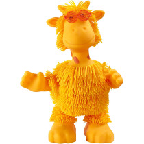 Eolo Jiggly Pets Kids' Gigi The Rubbery Dancing Disco Giraffe Toy, Full Body Movement, Booty Shaking, Jungle Music, Sound Effects, Fantastic Stretchy Hair, Yellow, Ages 4+