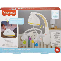 Fisher-Price Calming Clouds Mobile & Soother, Crib Sound Machine Grp99, Fisher Price, Multicolour