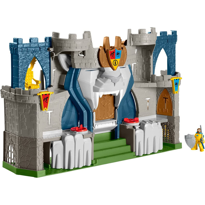 Fisher-Price Imaginext The Lion's Kingdom Castle medieval-themed playset with figures for preschool kids ages 3 to 8 years HCG45