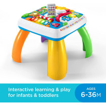 Fisher-Price Laugh & Learn Around The Town Learning Table, With 120+ Songs, Tunes Dhc45