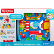 Fisher-Price Laugh & Learn Around The Town Learning Table, With 120+ Songs, Tunes Dhc45
