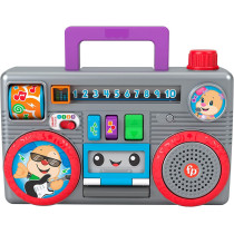 Fisher-Price Laugh & Learn Busy Boombox Infant Activity Toy - English Speaking Gyc18