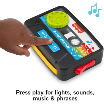 Fisher-Price Laugh & Learn Puppy'S Mixtape Activity Toy - English Speaking Gxx32