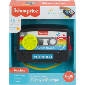 Fisher-Price Laugh & Learn Puppy'S Mixtape Activity Toy - English Speaking Gxx32