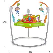 Fisher-Price Roarin' Rainforest Jumperoo, Infant Activity Center Chm91