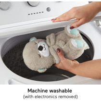 Fisher-Price Soothe 'N Snuggle Otter, Bedtime, Breathing Belly, Plush Infant Musical Soother Fxc66