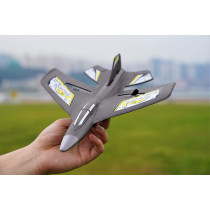 FLYBOTIC 85736 X-Twin Remote Controlled Memory Foam Material-Indoor/Outdoor Use-Children's Toy-Random 8 Years Old, Colour: Yellow and Black, Xtwin Plane