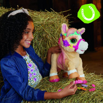 FurReal friends Cinnamon, My Stylin' Pony Interactive Toy; 14 Inch Electronic Pet, 80+ Sounds And Reactions; 26 Styling Accessories; Ages 4 And Up, Multicolor, F4395