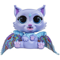 FurReal friends Flitter the Kitten Color-Change Interactive Feeding Toy, Lights and Sounds, Ages 4 and up, F1827
